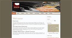 Desktop Screenshot of dolcemusic.com